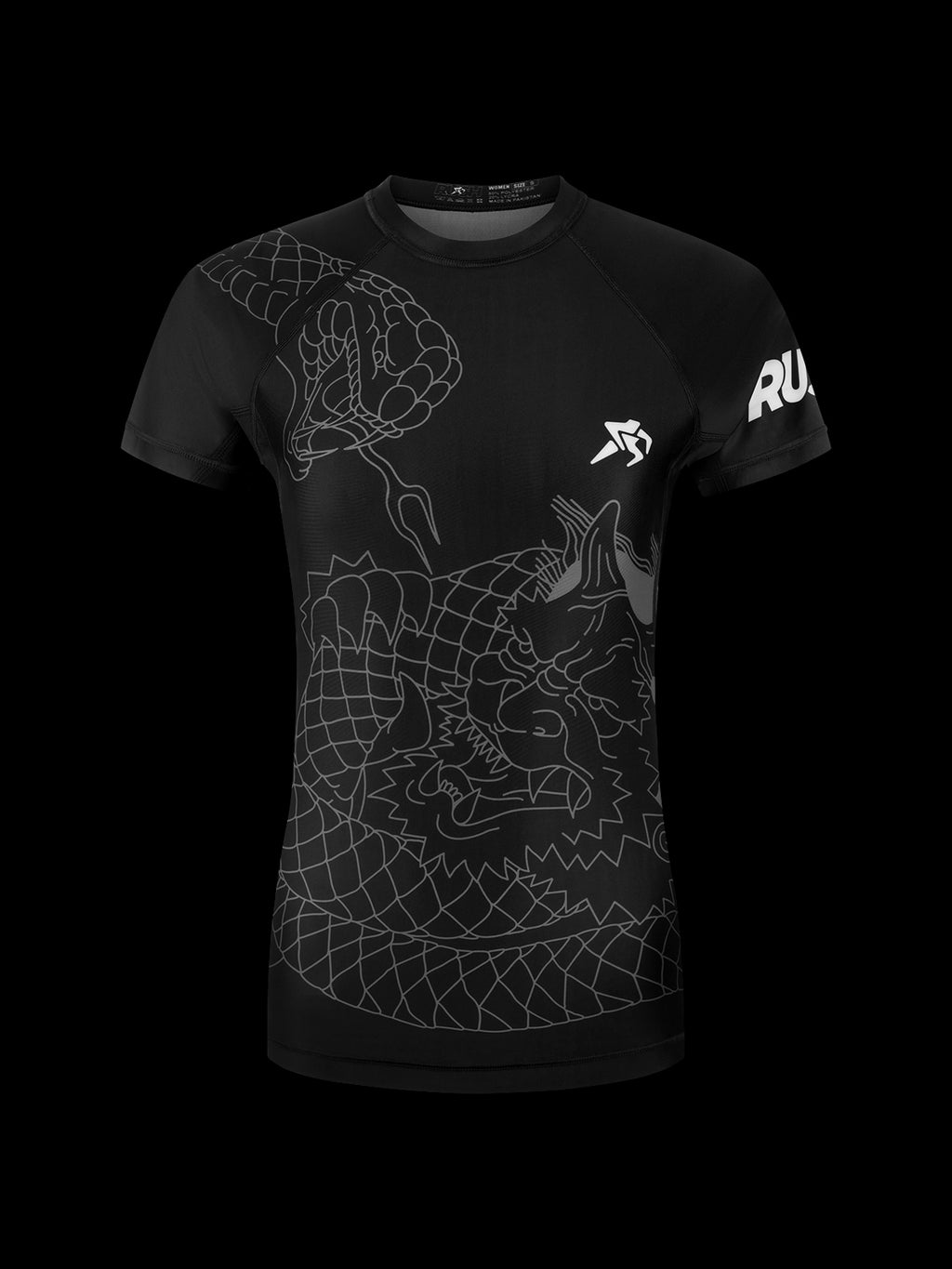 Rushguard Traditional Black Women's