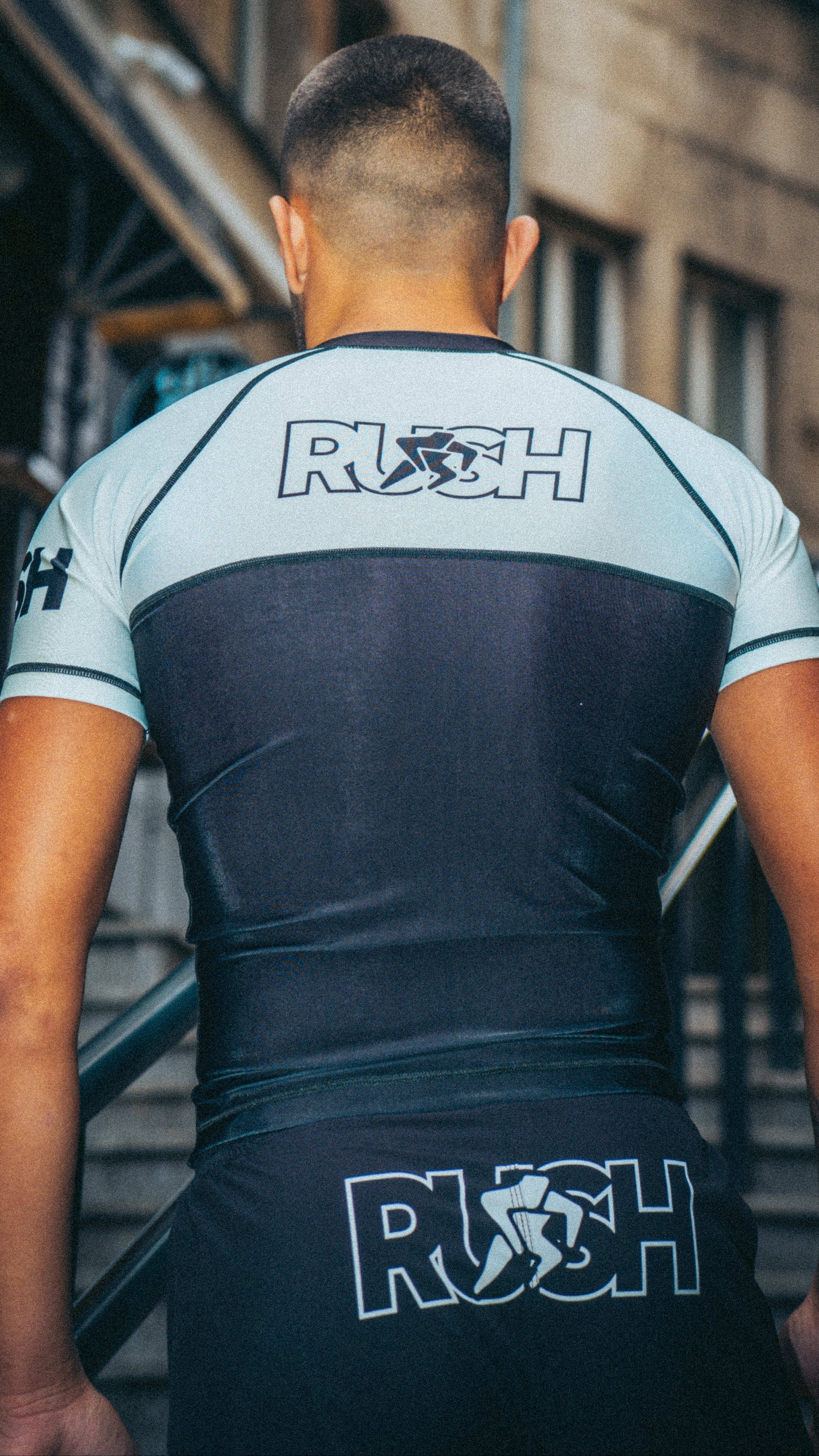 Rushguard 01 – Рашгард с къс ръкав, жълт