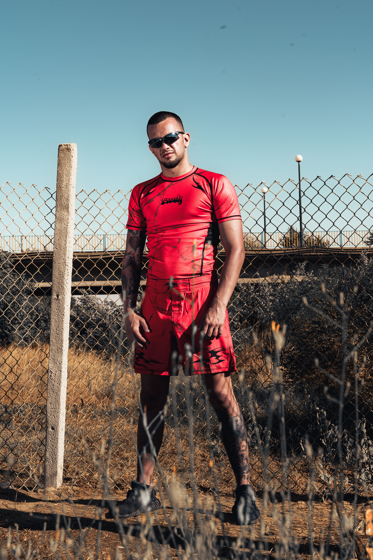 Submission Rashguard Red - Mans