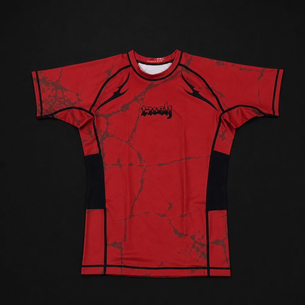 Submission Rashguard Red - Mans