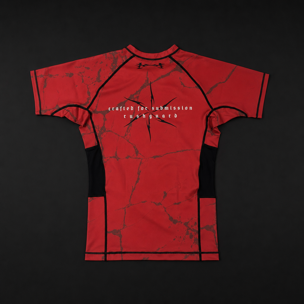 Submission Rashguard Red - Mans
