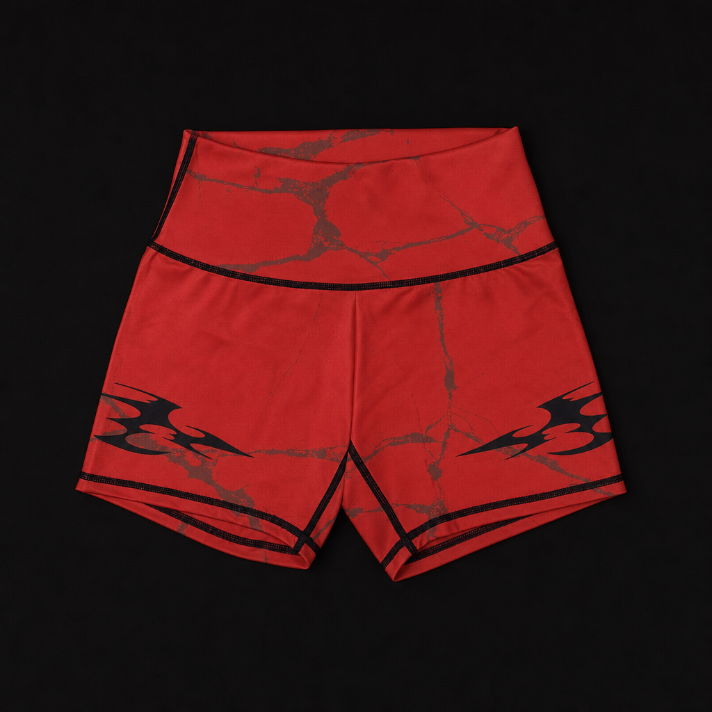 Submission Short Leggings Red - Womans