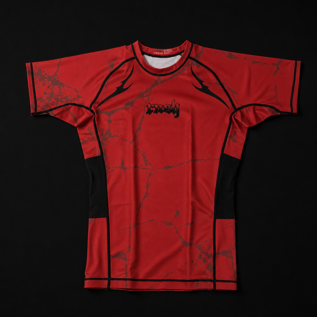 Submission Rashguard Red - Mans