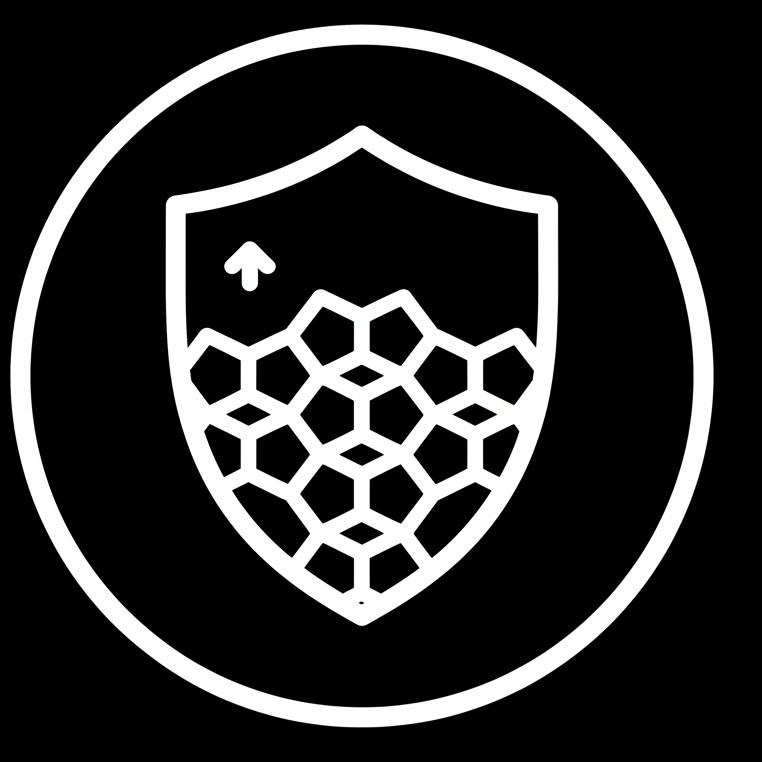 Lasting Material Icon - Black Background